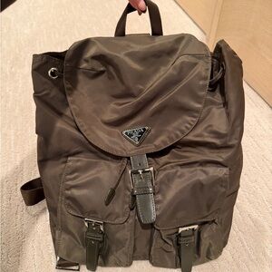 Prada Brown Backpack